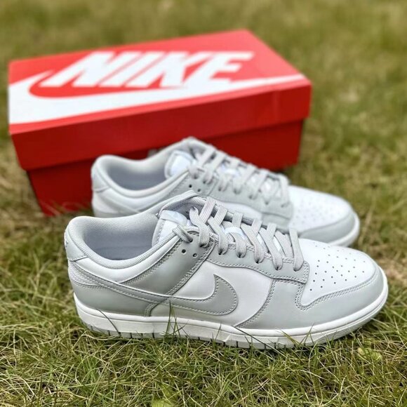 Women's Nike Dunk Low Light Gray Monochrome - Brand New With Original Box - Picture 5 of 6
